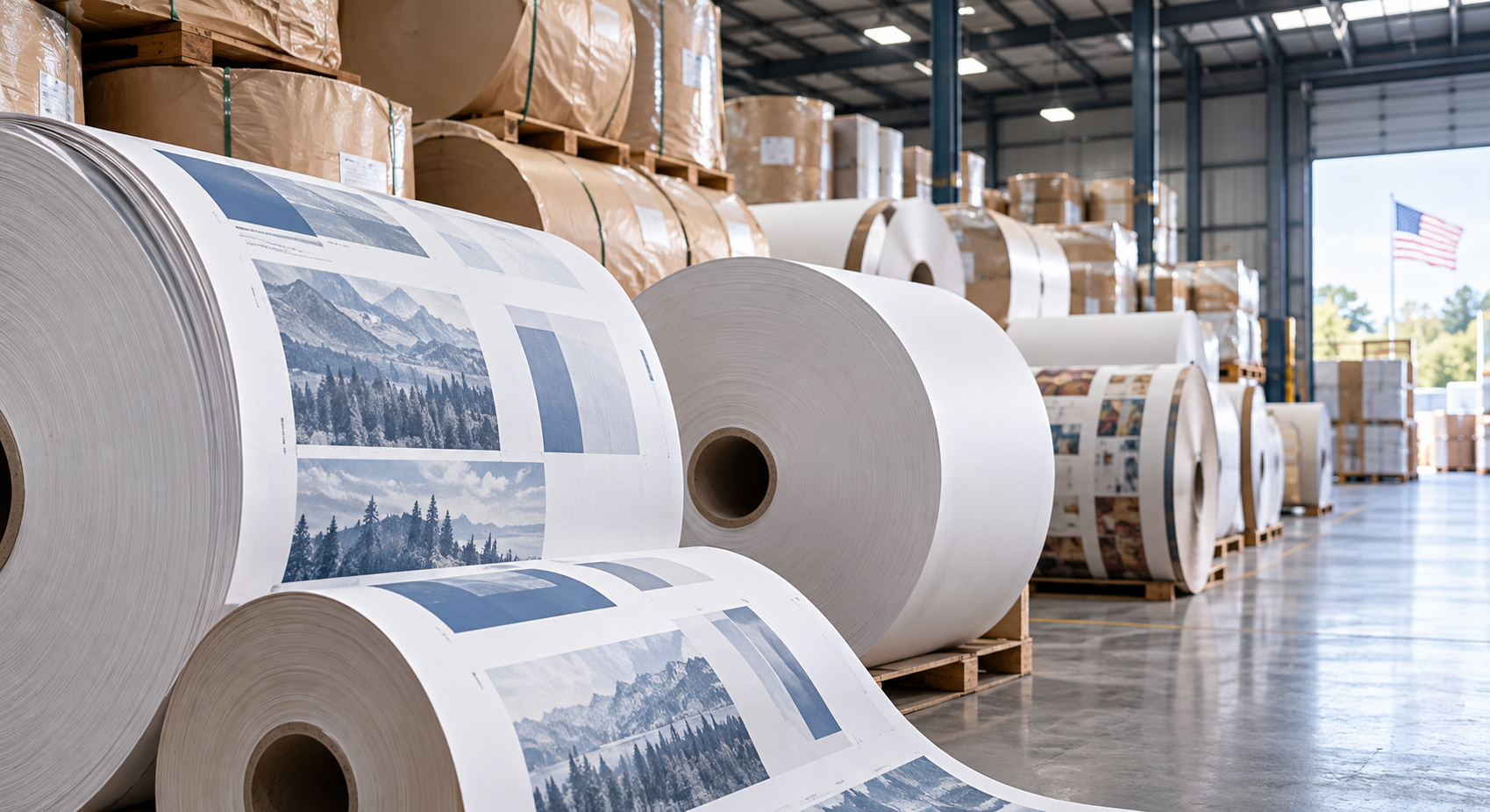 One Side Printed Kraft Liner Board